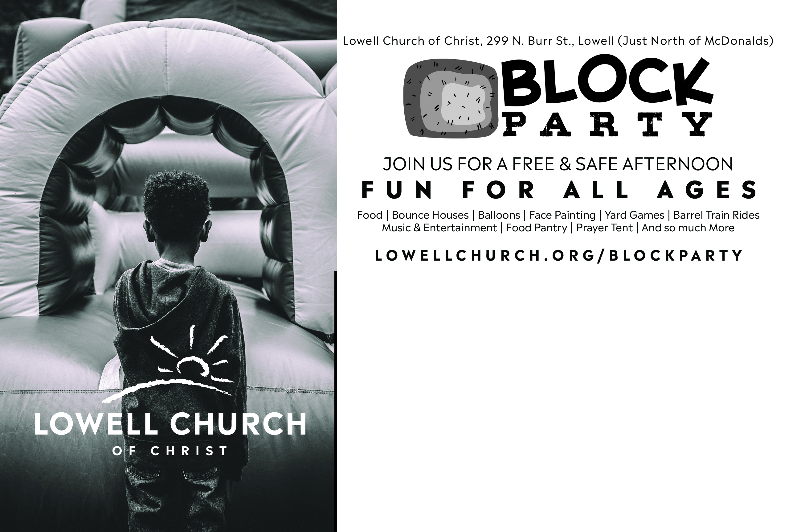 Lowell Church of Christ Block Party